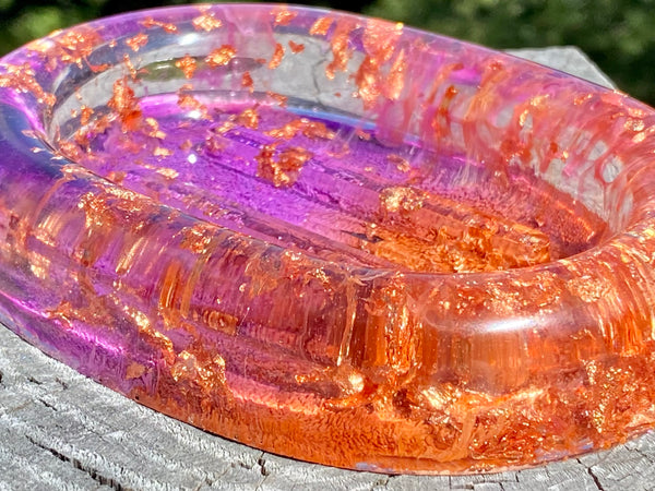 Rose Gold Flecked Southern Sky Inspired Soap Dish