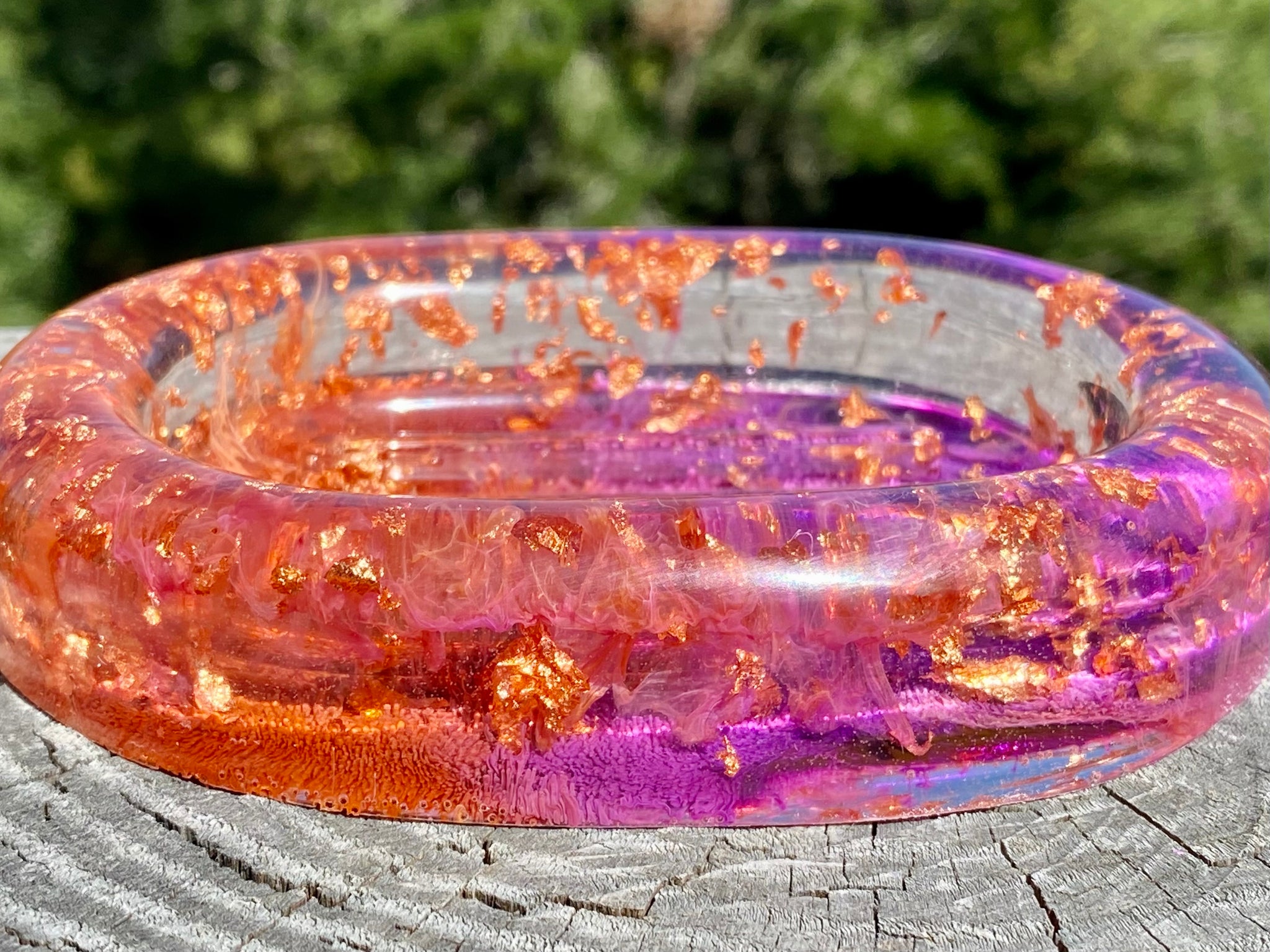 Rose Gold Flecked Southern Sky Inspired Soap Dish